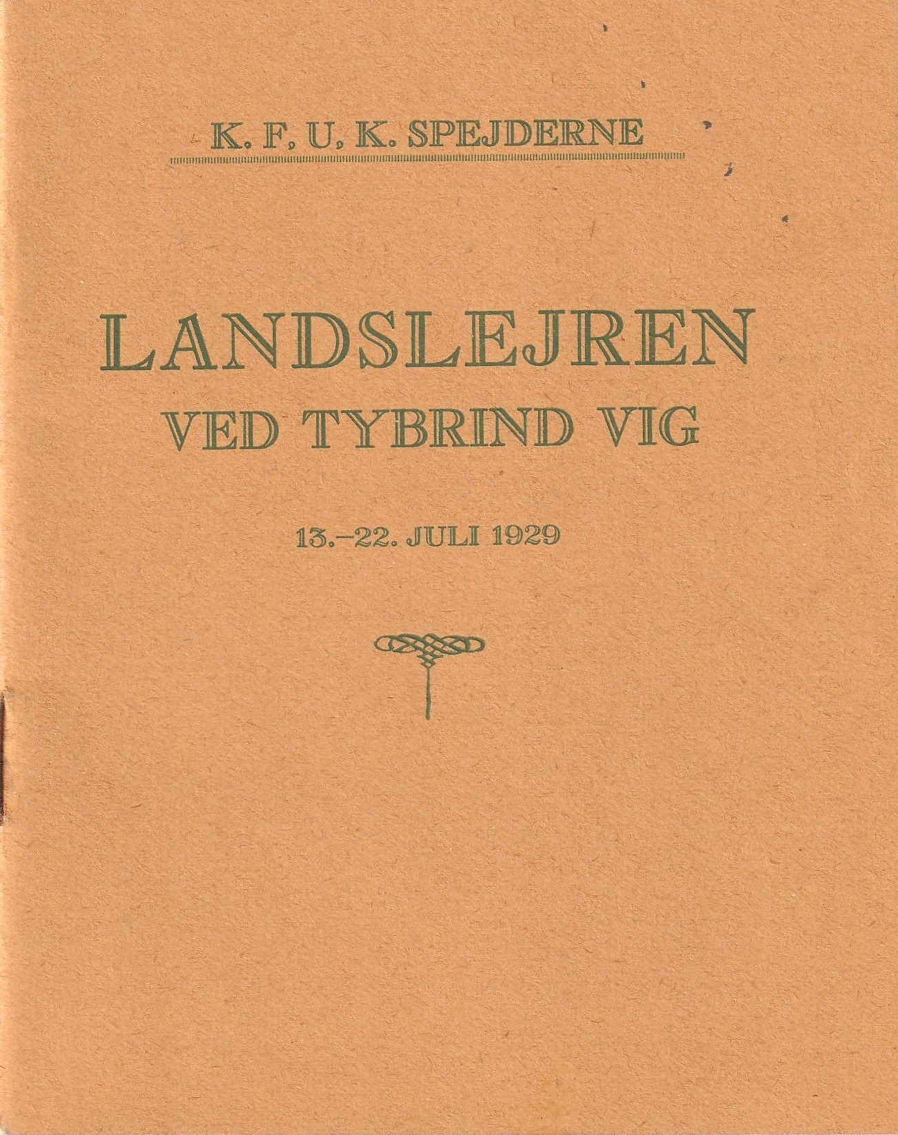1929 KFUK sp Landslejr