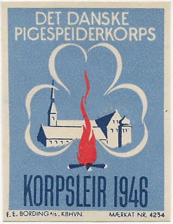1946 DDP korpslejr mærkat