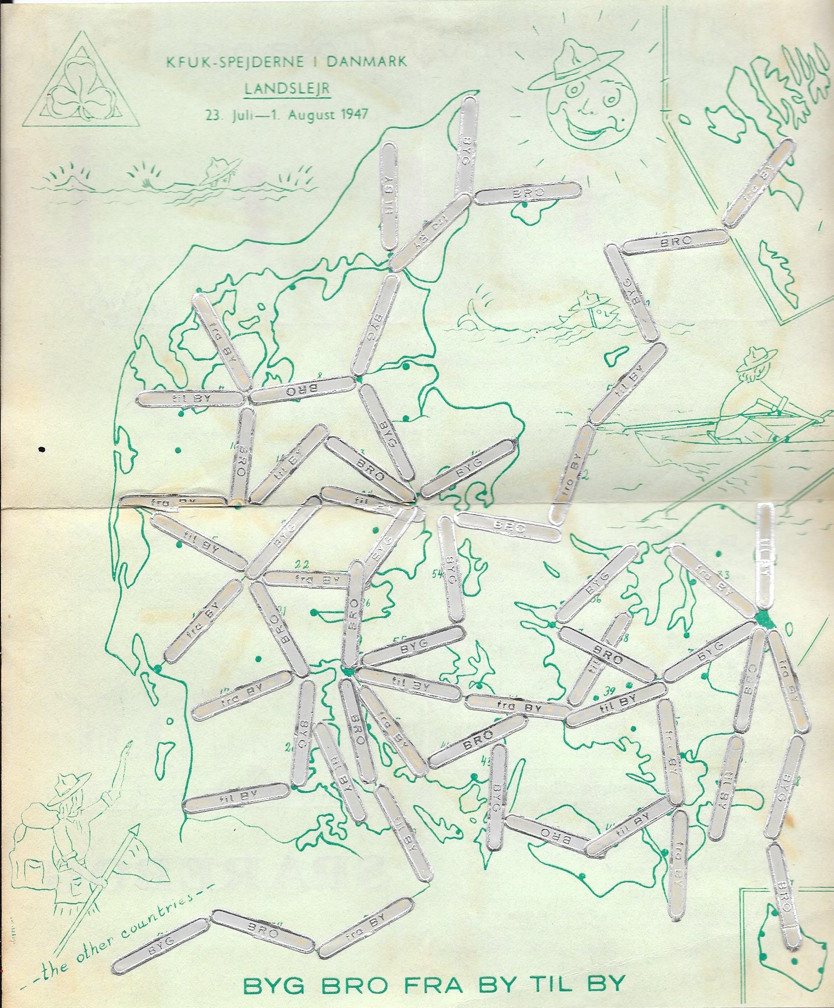 1947 KFUK landslejr Sparemærkebog 1