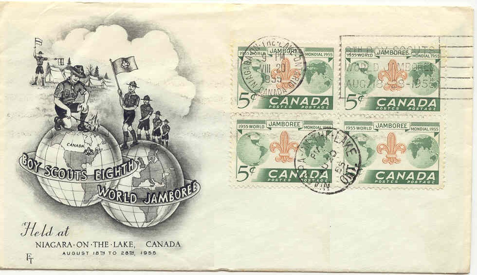 1955 Verdensjamboree i Canada 1955
