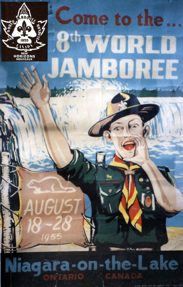 1955 verdensjamboree plakat