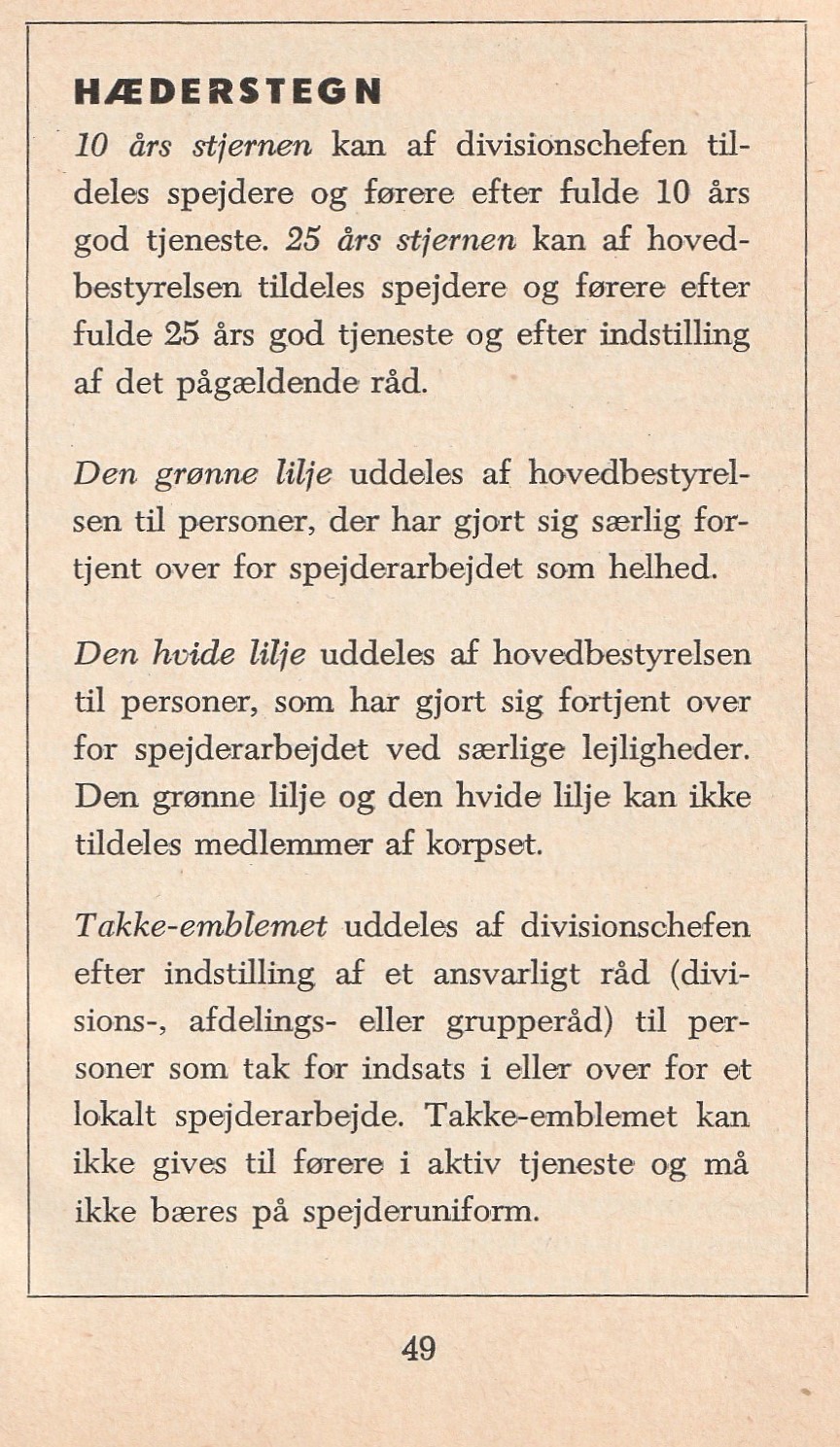 1960 Hæderstegn
