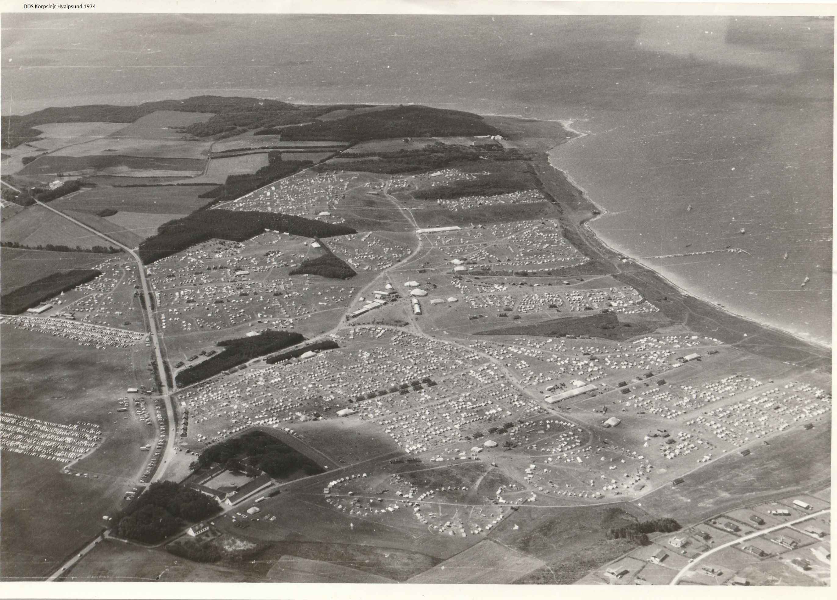 1974 DDS Korpslejr Hvalpsund foto