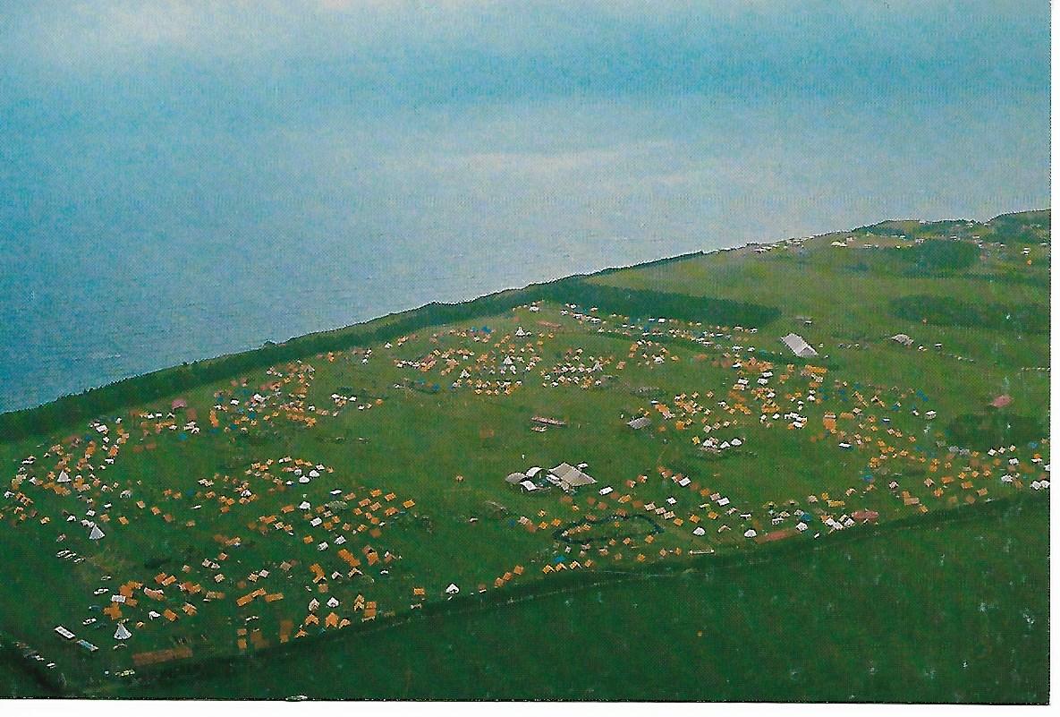 1980 DDS korpslejr Molbo postkort
