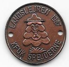 1987 KFUK sp Landslejr bælteplade 02