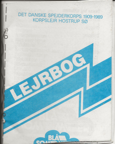 1989 DDS korpslejr lejrbog