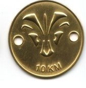 KFUM Sp spejder 10 km ny messing