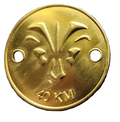 KFUM Sp spejder 40 km ny messing