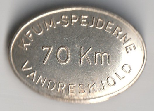 KFUM Sp spejder 70 km oval blank